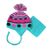 Зимняя шапка и манишка для девочки Peluche & Tartine F16ACC32BF Aquablue F16ACC32BF фото