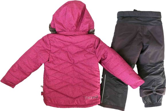 Зимний термо комплект для девочки NANO F17M262 Antic Pink / Black F17M262 фото