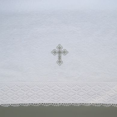 Махровое полотенце для крещения ANGELSKY 2713 белое AN2713 фото