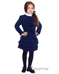 Піджак для дівчинки темно-синій PURPURINO pur213202 фото