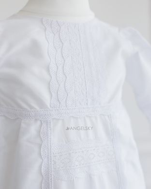 Нарядное крестильное платье для девочки 3202 Angelsky AN3202 фото