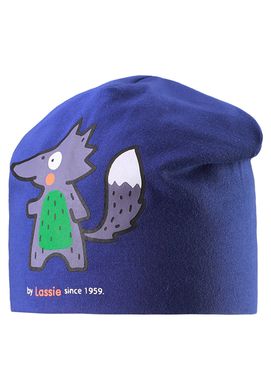 Демісезонна шапка для хлопчика Lassie "Синя" 718717-6690 LS-718717-6690 фото