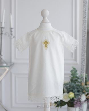 Рубашка для крещения 2002 ANGELSKY молочная AN2002 фото