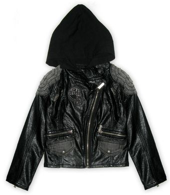 Курточка для девочки "Черная молния" Puledro z1201 фото