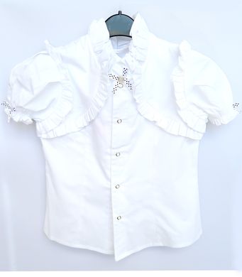 Белая блузка для девочки 4046 4046 z4046 фото