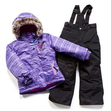 Зимовий термо комплект для дівчинки Peluche & Tartine F17M62EF Passion Violet/Black F17M62EF фото