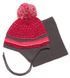 Зимняя шапка и манишка для девочки Peluche & Tartine F17ACC50EF Framboise F17ACC50EF фото