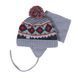 Зимова шапка та манішка для хлопчика Peluche & Tartine F18ACC09BG Gray Mix F18ACC09BG фото