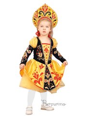 Карнавальный костюм для девочки "Хохлома" Purpurino pur273 фото