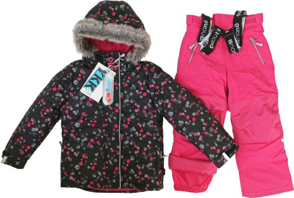 Зимовий термо комплект для дівчинки NANO F17M272 Black / Virtual Pink F17M272 фото