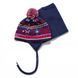 Зимова шапка та манішка для дівчинки Peluche & Tartine F17ACC52EF Navy Mauve F17ACC52EF фото