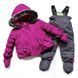 Зимовий термо комплект для дівчинки Peluche & Tartine F17M16BF Magenta/Smokey Grey F17M16BF фото