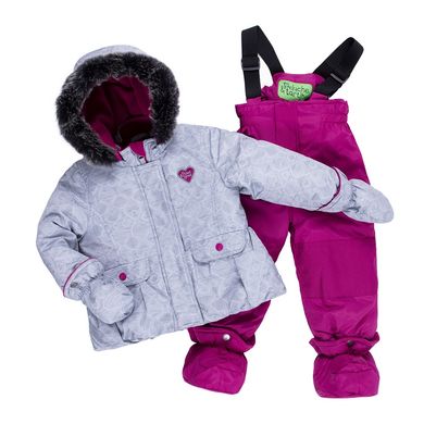 Зимний термо комплект для девочки Peluche & Tartine F19M02BF FrostGray F19M02BF фото