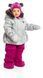 Зимний термо комплект для девочки Peluche & Tartine F19M02BF FrostGray F19M02BF фото