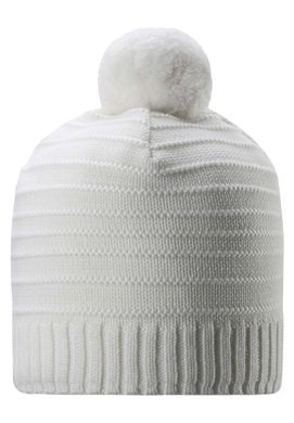 Зимова шапка Reima Aapa 538080-0100 біла RM-538080-0100 фото