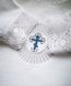 Рубашка для крещения "Махровая" ANGELSKY 2704 белая AN2704 фото 6