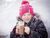 Зимова шапка для дівчинки Nano F17TU272 рожева F17TU272 фото