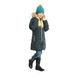Пальто зимове для дівчинки NANO F18M1252 Dk Gray Mix F18M1252 фото 1