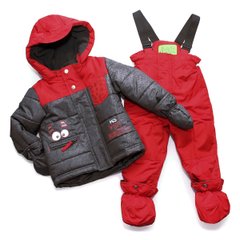 Зимний термо комплект для мальчика Peluche & Tartine F17M03BG Deep Red F17M03BG фото