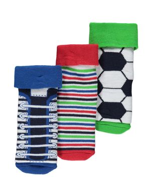 Шкарпетки махрові George "Футболісти" 3 пари 77545 фото