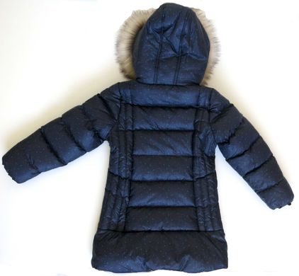 Зимнее пальто для девочки NANO 1252MF17 синее 1252MF17 фото