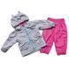 Демисезонный костюм для девочки Peluche&Tartine S18M08BF Frost Gray S18M08BF фото