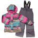 Зимний термо комплект для девочки Peluche&Tartine F17M72EF Amethyste/Smokey Grey F17M72EF фото