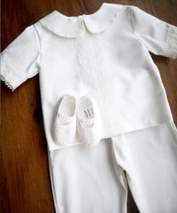 Крестильный костюм для мальчика 2111 ANGELSKY AN2111 фото