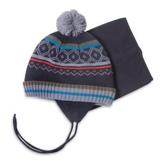 Зимняя шапка и манишка для мальчика Peluche & Tartine F18ACC59EG Deep Gray F18ACC59EG фото