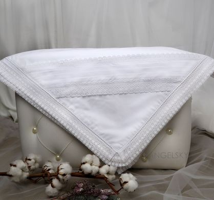 Утеплена крижма "Хрещення" ANGELSKY біла AN1101-1 фото