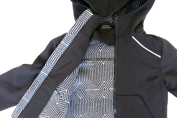 Демисезонная курточка для мальчика softshell NANO F17M1400 черная F17M1400 фото