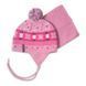 Зимова шапка та манішка для дівчинки Peluche & Tartine F18ACC64EF Vintage Pink F18ACC64EF фото