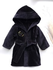 Детский махровый халат Черный AN2718 AN2718 фото