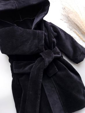 Детский махровый халат Черный AN2718 AN2718 фото