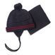 Зимняя шапка и манишка для мальчика Peluche & Tartine F18ACC61EG Deep Gray F18ACC61EG фото