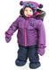 Зимний термо комплект для девочки Peluche & Tartine F17M08BF Purple Wave / Pale Navy F17M08BF фото