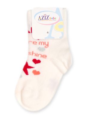 Шкарпетки для дівчинки "Крем" 87108 фото