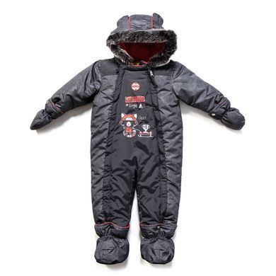Зимовий комбінезон для хлопчика Peluche & Tartine F17M107BG Deep Grey F17M107BG фото