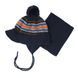 Зимова шапка та манішка для хлопчика Peluche & Tartine F16ACC75EG Navy F16ACC75EG фото