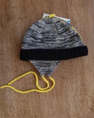 Зимова шапка для хлопчика Deux par Deux сіра d21-898 фото