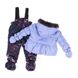 Зимний термо комплект для девочки Peluche&Tartine F18M14BF Blue Lilac F18M14BF фото 2