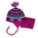 Зимова шапка та манішка для дівчинки Peluche & Tartine F16ACC32BF Mauve Rose F16ACC32BF фото