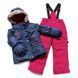 Зимний термо комплект для девочки Peluche & Tartine F17M52EF Navy Mauve / Framboise F17M52EF фото
