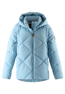 Зимняя куртка-пуховик для девочки 2в1 Reima 531484-6180 голубая RM-531484-6180 фото