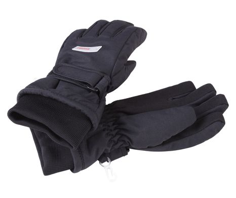 Детские перчатки Reimatec "Черные" 527170-9990, 7-10 лет, 7-10 лет